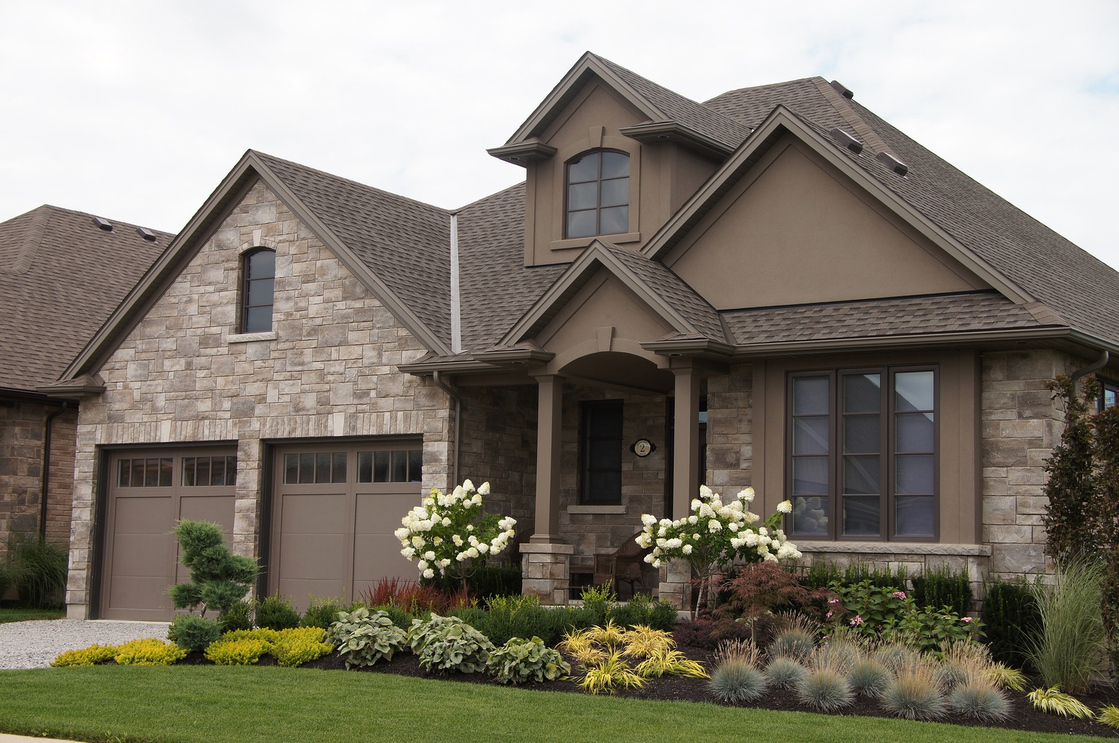 Yellow Stucco House